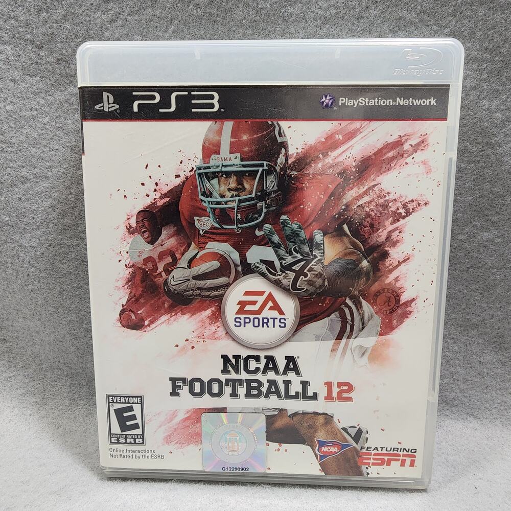 EA Sports NCAA Football 12 (PlayStation 3) PS3 Manual Included UNTESTED